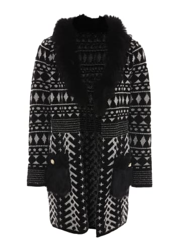 faina Strickjacke in Schwarz