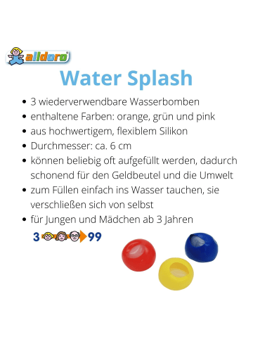 alldoro Water Splash Wasserbomben - ab 3 Jahren