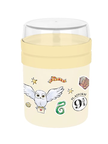 Geda Labels Food to go Becher Harry Potter Eule in Gelb - 500ml