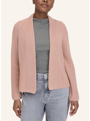 Hessnatur Strick Jacke in rosé
