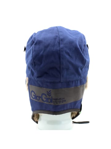 Gio Goi Accessoires Trapper Hat Mütze Uschanka in Blau