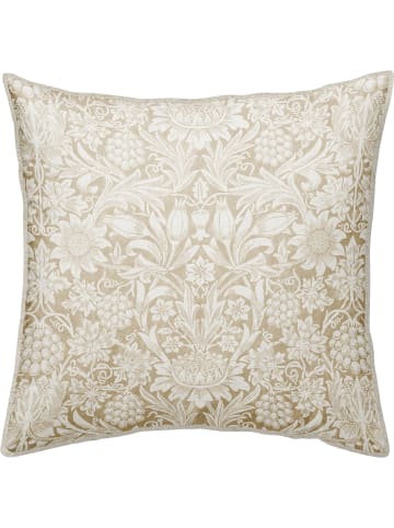 Erwin Müller Nicky-Velours, Samt Kissenhülle in beige