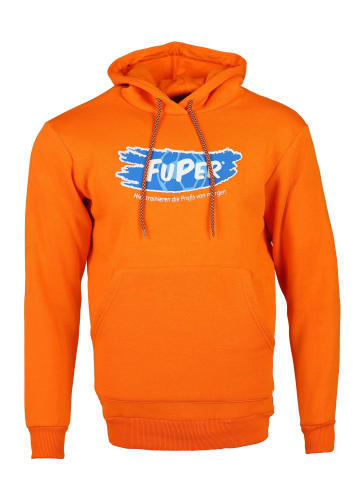 FuPer Kapuzenpullover Rudi in Orange