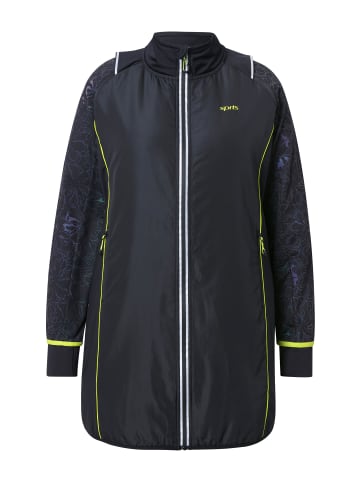 Ulla Popken Sweatjacke in schwarz
