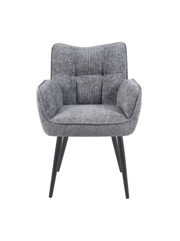 DUBI Möbel 2er-Set: Esszimmerstuhl Mika-Enya in Grau - (B)59 x (H)84 x  (T)66 cm