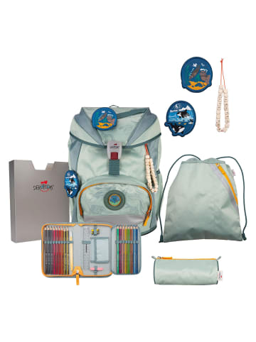 DerDieDas ErgoFlex Eco Schulranzen-Set 5tlg. in Grey Planet
