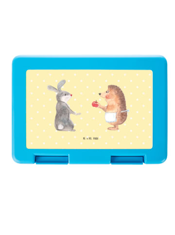 Mr. & Mrs. Panda Brotdose Hase Igel ohne Spruch in Gelb Pastell
