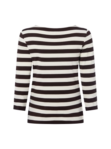 More & More Langarmshirt in ecru schoko - 0001