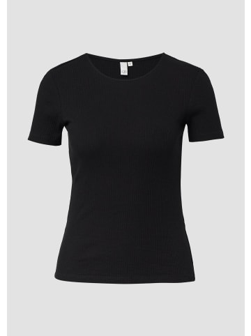 QS T-Shirt in 9999_schwarz