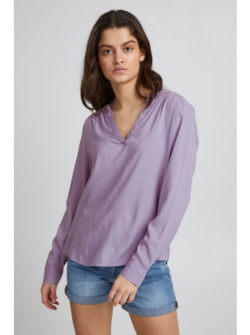 ICHI Langarmbluse IHMAIN LS2 - 20114753  Blusenshirt mit bequemer Passform in Lila
