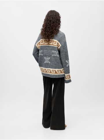 Object Polo shirt in Medium Grey Melange