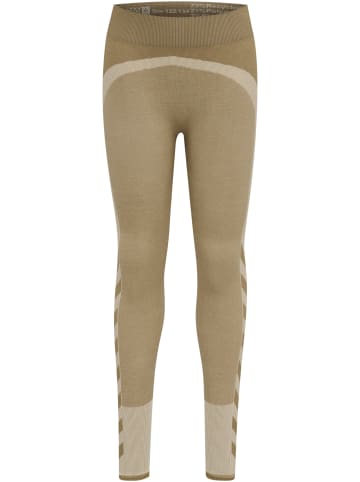 Hummel Leggings Hmlspin Seamless Tights in SIMPLY TAUPE