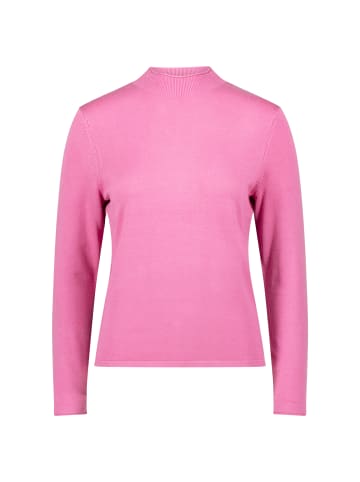 Zero  Feinstrickpullover mit hohem Kragen in Raspberry Velvet