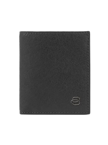 Piquadro Black Square Geldbörse RFID Schutz Leder 8.5 cm in black