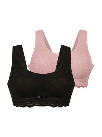Anita Bralette Essential Lace in Rosewood / schwarz