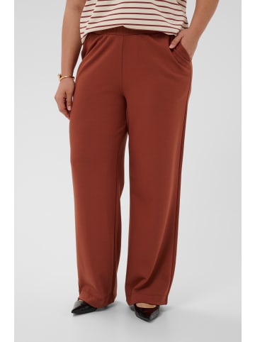KAFFE curve Casual Hose KCannia Loose fit in Henna