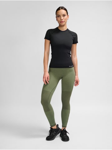 Hummel Raglanärmel Hmlclea Multisport Damen in BLACK MELANGE