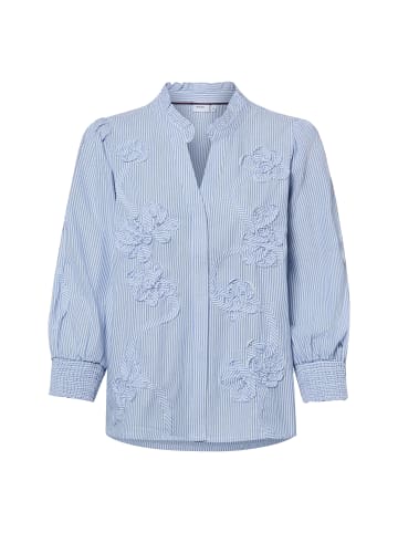 NÜMPH Bluse NUEmelia in blau weiß