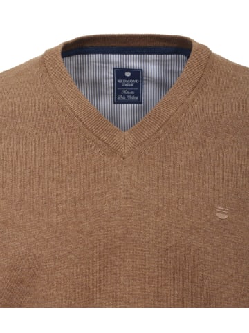 Redmond V-Ausschnitt Pullover in beige