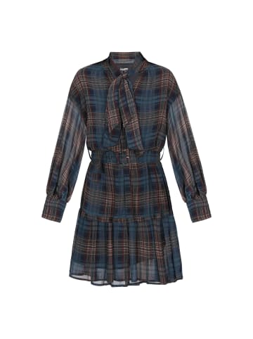 DreiMaster Vintage Women Dress in grey check