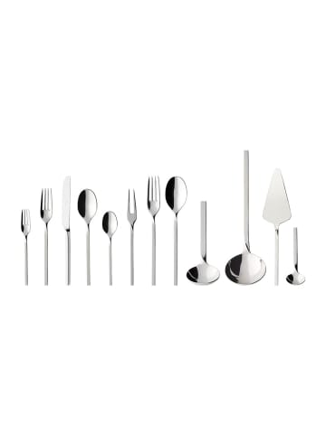 Villeroy & Boch 70-tlg. Tafelbesteck NewWave in Silber – in silber