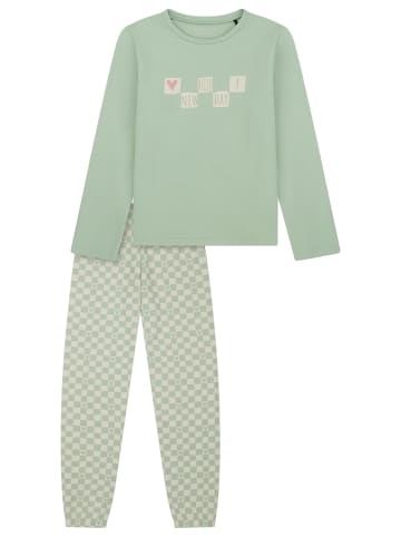 Schiesser Schlafanzug Comfort Cotton in Hellgrün