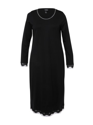 Ulla Popken Nachthemd in schwarz