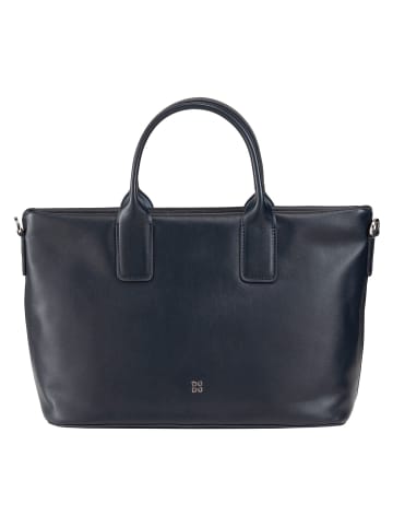 DuDu Jaqueline Handtasche Leder 28 cm in navy