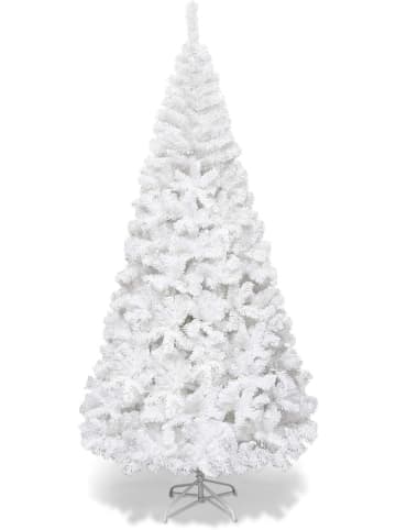 COSTWAY Künstlicher Weihnachtsbaum in Weiß