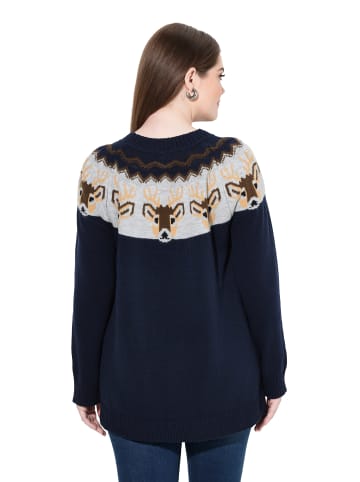 Ulla Popken Pullover in marine