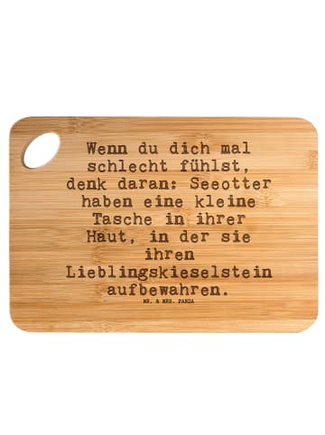 Mr. & Mrs. Panda Küchenbrett Wenn du dich mal... mit Spruch in Braun