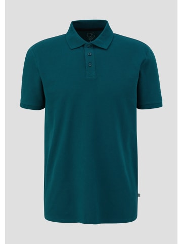 QS Polo-Shirt kurzarm in Petrol