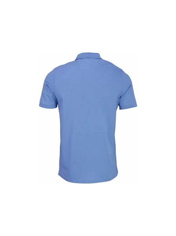 OLYMP  Poloshirt langarm in blau