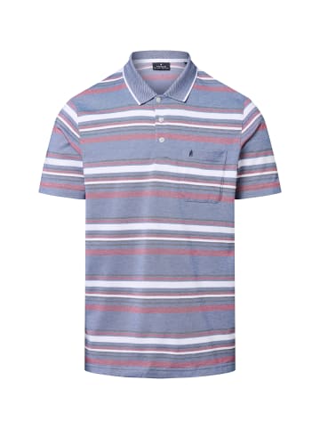 Ragman Poloshirt in marine mehrfarbig