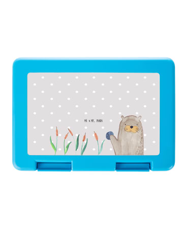 Mr. & Mrs. Panda Bento Box Otter Stein ohne Spruch in Grau Pastell