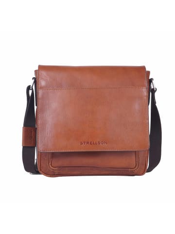 Strellson Schultertasche 'Kenley Jeremy in Cognac 25,00 x 25,00 x 7,00 cm'