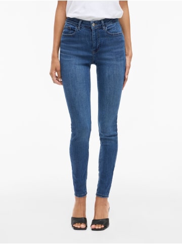 Vila Skinny Fit Jeans in Medium Blue Denim