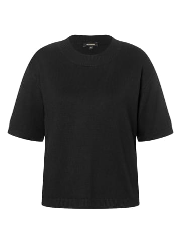 More & More Kurzarmpullover in black