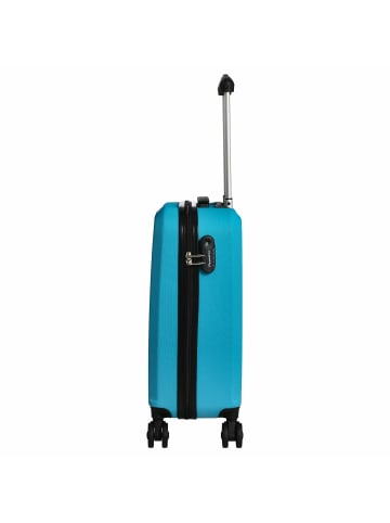 Check.In Paradise by  Havanna 2.0 - 4-Rollen-Kabinentrolley 55 cm (pink) in türkis