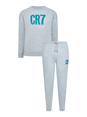 CR7 CRISTIANO RONALDO Pyjama Boys BASIC Long in Grau