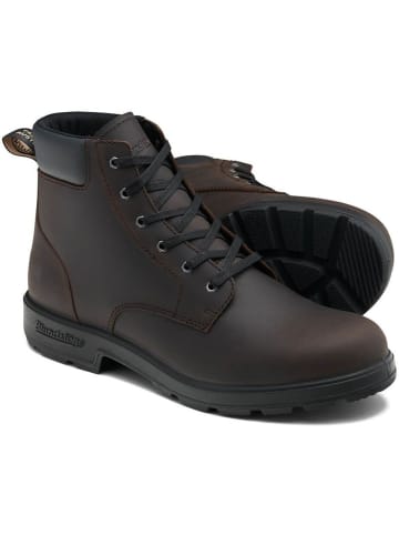Blundstone Chelsea Boot "#2428 Brown Leather (Originals Lace-Up)" in Braun