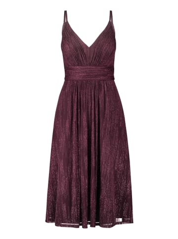 Vera Mont Abendkleid im Glitzer-Look in Shiny Aubergine