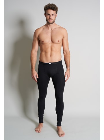 CECEBA Thermo Unterhose, Lang Thermo Sport in schwarz-dunkel-uni