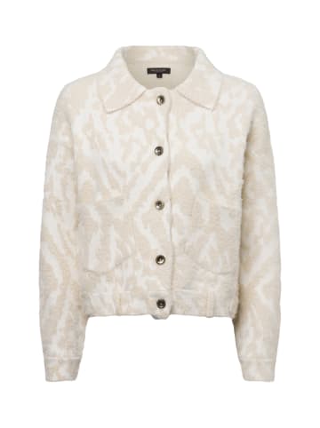 Marie Lund Strickjacke Bubbly in ecru weiß - 0001