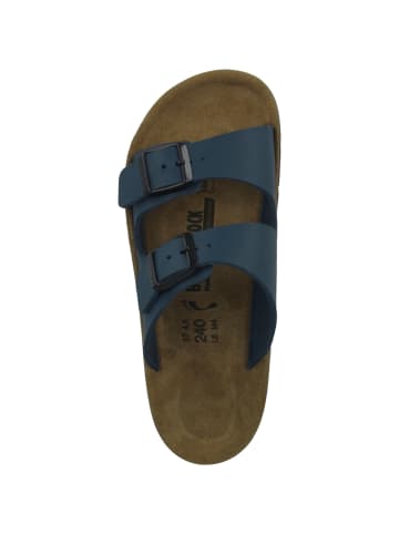 Birkenstock Pantolette Bilbao Birko-Flor Weichbettung normal in blau