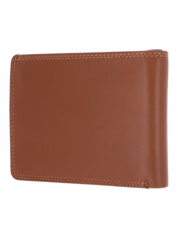 Golden Head Polo Geldbörse RFID Schutz Leder 12 cm cognac