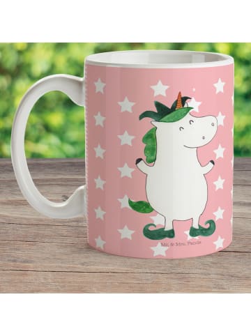 Mr. & Mrs. Panda Plastikbecher Einhorn Joker ohne Spruch in Rot Pastell