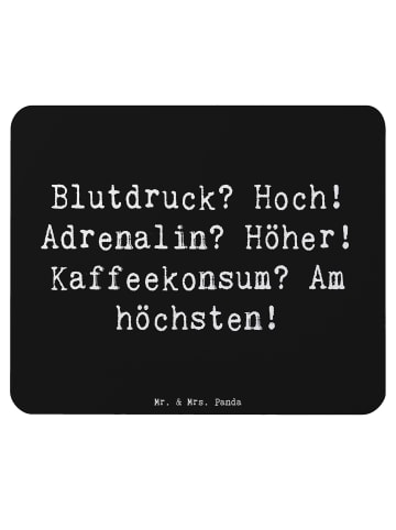 Mr. & Mrs. Panda Mauspad Spruch Rettungssanitäterin Power mit Sp... in Schwarz