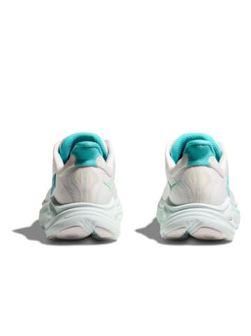 HOKA Laufschuh CLIFTON 10 in white / cielo blue