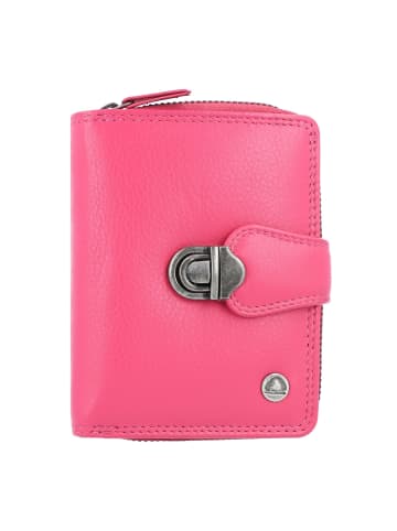 Greenburry Spongy Geldbörse Leder 9 cm in fuchsia